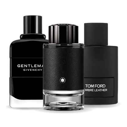 Sada 3 parfémů parfémů Tom Ford Ombre Leather, Givenchy Gentleman, Montblanc Explorer 100ml 
